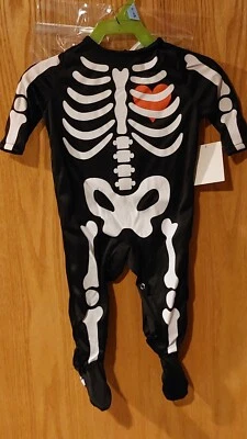 NEW Infant Silly Skeleton Costume sz 0-6 month -Cos