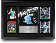 HWC Trading FR A3 Kevin De Bruyne Manchester City Gifts Printed Signed Autograph Picture for Football Fans and Supporters - A3 Framed
