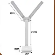 Double Lighting Desk Lamp Study Three-Speed Touch Dormitory Folding Re