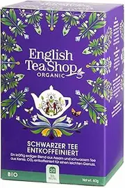 English Tea Shop English Tea Shop Organic Decaffeinated Black Tea 20pc, 40 g