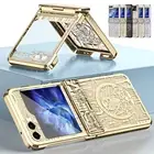 For Samsung Galaxy Z Flip 6 Flip 5 4 3 Shockproof Hinge Protection Plating Case