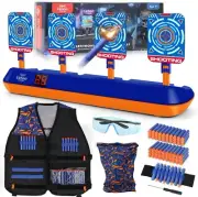 Lehoo Castle Nerf Target, Electronic Shooting Target for Nerf Gun, Digital Ta...