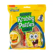 Spongebob Squarepants Krabby Patties Gummy Candy Pack 72g