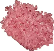 Generic 3-5mm Resin Glow in The Dark Pebbles Stones Sand Accessories DIY Craft Materials Multipurpose Garden Aquarium, Pink 50g