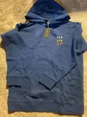 Yes Theory Seek Discomfort Hoodie Pull Over XS NEW Blue Design