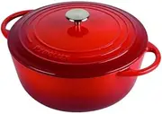 [Pyrolux] Pyrochef Cast Iron Casserole/French Oven 28 cm/6 Litre, Chilli Red