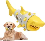 Dog Treat Dispenser Toy,Slow Feeder for Puppy Teething - Bite-Resistant Shark Shape Chewing Food Dispenser Toy for Garden and Backyard Boredom Reduction