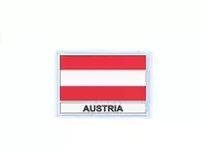Patch Badge Printed Flag With Austria