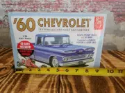AMT AMT1063M 1/25 scale 1960 Chevy Fleetside Pickup with Go Kart model kit NEW