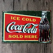 Coca Cola Metal Tin Sign Poster