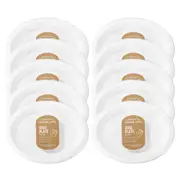 100pc Lemon & Lime Eco/Biodegradable/Compostable Disposable 26cm Oval Plate Whit
