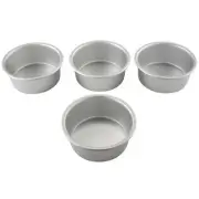 4 Inch Small Cake Pan Set of 4, Baking Round Cake Pans Tins Bakeware for 2684