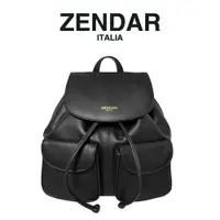 在飛比找ETMall東森購物網優惠-ZENDAR 限量2折 頂級超柔軟小牛皮後背包桶包 全新專櫃