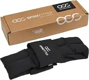 Spinefitter by Sissel Linum, black, cotton heat cushion, filled with linseed, for relaxation of discomfort, also suitable as a cooling pad, suitable for Spinefitter