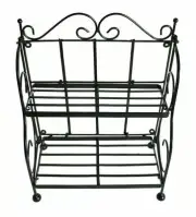 Home Decor Foldable Iron Spice Shelf Containers Multi Purpose Kitchen Rack