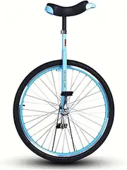 Unicycle for Adults 28Inch - Big One Wheel Unicycle Bike for Unisex Adult/Big Kids/Men/Teens/Rider/Tall People Height from 160-195Cm, Loads 150Kg (Color : Blue, Size : 28 Inch) Durable TDF