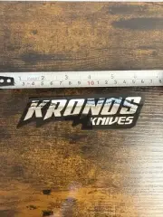 Kronos Knives Decal Sticker NEW Shot Show 2024