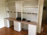 "Killarney" Tasmania Oak Computer Desk Filing Drawer Bookshelf Wall Unit