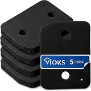 VIOKS Dryer Heat Pump Dryer Filter Set 5 x Replacement Filters 207 x 155 mm Replacement for Мiele 9164761 Socket Filter for Tumble Dryers Condenser Dryer