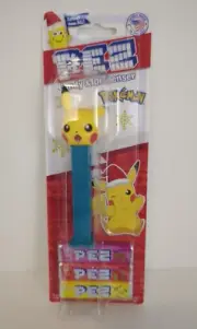Pez Dispenser Pokemon Pikachu 2023 Holiday Backing Card