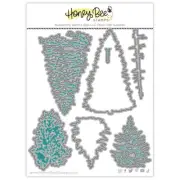 Honey Bee Lovely Layers- Trees - Honey Cuts Die 7pc : Adventure Awaits Collecti