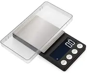 JSEIAJB Electronic Mini LCD Digital Jewelry Scale High Accuracy Backlight Pocket Jewelry Weight for Kitchen