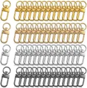 60 Pcs Metal Lobster Claw Clasps Swivel Lanyards Snap Hooks DIY Swivel Clasp