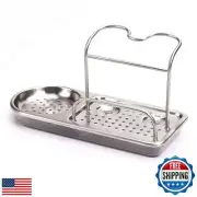 OXO Good Grips Stainless Steel Sink Caddy, Gray