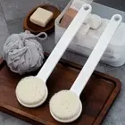 Dry Back Massage Scrubber Skin Shower Long Handle Cleaner Washer Body Bath Brush