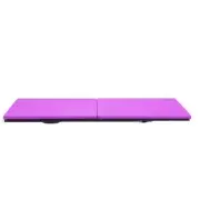 HONEY JOY Gymnastic Folding Mat W/ Handle 6 ft. x 2 ft. Non-Slip Indoor Purple