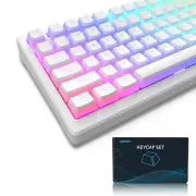 Pudding Keycaps, PBT Shine Through Keycaps 165 Keys Set Custom Key caps Set O...