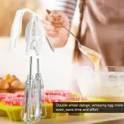 Stainless Steel Handheld Manual Egg Blender Mixer Beater Home Kitchen