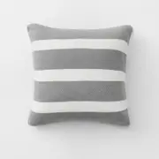 Sheridan Endrik Square Cushion in Grey Marl/Light Grey Material: Cotton/Polyester @Sheridan Rewards