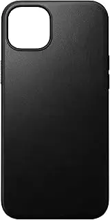 Nomad Modern Ecco Leather Case for iPhone 15 Plus, Black