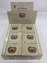 Myrrh Incense Cones - Case Pack of Twelve Boxes