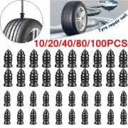 1-100 Tire Repair Screw In Rubber Plug Nail Car Tyre Puncture Repair Kit Offroad