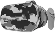 Skin Wrap for Oculus Go Digital Gray Camouflage