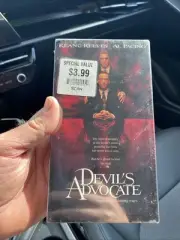 Devil's Advocate VHS VCR Tape Sealed Keanu Reeves