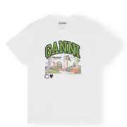 [GANNI] Basic Jersey Poppy C Relaxed Tee