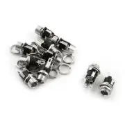 10pcs 2.1mmx5.5mm DC Power Jack Socket PCB Mount Panel Solder Connector