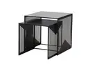 Ava Side Tables (Nest of Two)Black - Steel Side Tables by Dane Craft