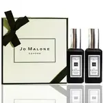 英國JO MALONE 原廠Q版黑瓶淡香精9ML*2瓶特惠禮盒組，夜來香/黑琥珀/沒藥/烏木/絲絨玫瑰，珍貴稀有黑瓶組合｜迷人香氛↘限時下殺