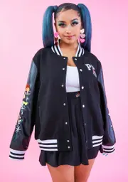 [Dolls Kill x The Powerpuff Girls] An Iconic Trio Varsity Jacket