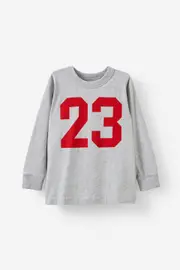 [Cotton On Kids] Cotton On Kids - Long Sleeve Jonny Tee - Fog grey marle/ 23 2 FOG GREY MARLE/ 23