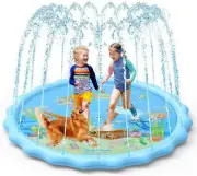 Perfect Inflatable Outdoor Summer Water Toys Sprinkler pad Splash Play Mat - 68"