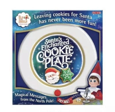 Elf On The Shelf Santa's Enchanted Cookie Plate
