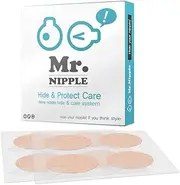 [Mr.Nipple] Mr. Nipple Hide & Protect Care (Mens' Nipple Hide & Care System) / 50 Pair (100 Pieces) Nipple Cover for Men