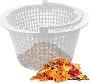Pool Filter Basket | Leaf Cleaning Strainer | Handle Equipped Pool Skimmer Basket for Deribs Leaves Cleaning Pond Skimming Supply