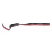 Berkley PowerBait Ribbontail Power Worms Soft Bait 10" Red Shad 8/Pack 1307526
