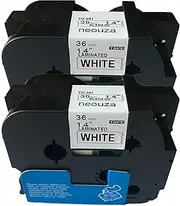 NEOUZA 2Pk Compatible for Brother P-Touch Laminated Tze Tz Label Tape 36Mm X 8M (Tze-261 Black On White)